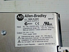Allen Bradley 1606-XL60D Power Supply input AC 100-120/200-240V DC24V 2.5A Test