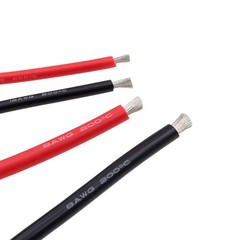 Silicone Cable Flexible Wire 2 AWG to 30 AWG Strand Dia Ø 0.08mm Various Colours