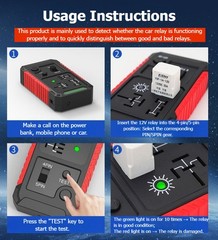 Car Relay Tester USB730 Safe Stable Portable for Automotive Repair