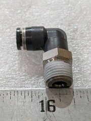 SMC 6mm Tube x R1/4 BSPT Male Elbow Push-In Pneumatic Fitting 7/ORDER