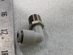 SMC 6mm Tube x R1/4 BSPT Male Elbow Push-In Pneumatic Fitting 6/ORDER
