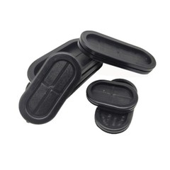 Oval Blanking Grommets Rubber Closed Blind Plug Bung Cable Wiring Protect Bushes