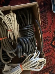 6.5 Lbs of 2 prong power cord different length & gauges mostly Used Over 18