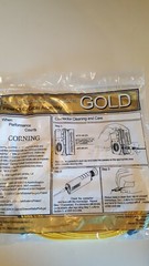 Corning Fiber Patch Cables, Set of 2, 040402R5120005M, Duplex, Yellow Singlemode