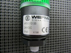 Werma 693 510 55 Stack Light 24VDC Red/Green IP65 2 Light Elements 693.510.55