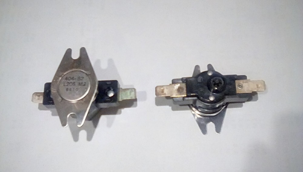 Senasys Manual Reset Snap Disc, 205 Degree +/-7 Degree, 25 Amp, Price per one