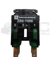 NEW TELEMECANIQUE ZB6-Y009 SWITCH BODY W/ (2) ZB6-E1B CONTACT BLOCKS