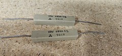 680ohm 10w /CEMENT RESISTOR / 4 PIECES (qzty)