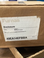 Furnas 49EA14EFBBA Enclosure GENERAL Purpose Nema 1 Class 14 Size 00 Thru 1 3/4