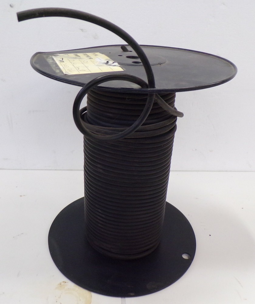 BLACK COATED COPPER WIRE, TEW UL1015, 200FT, 12 GAUGE, 600V, SIZE: .275, 2/64PVC