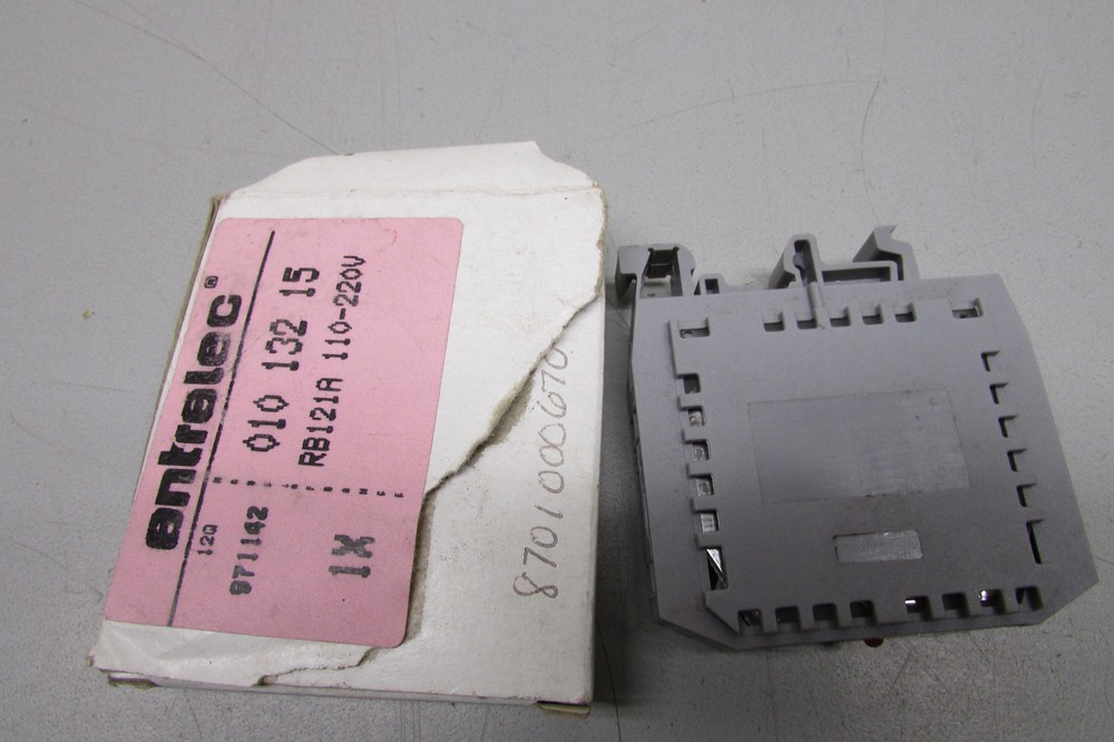 Entrelec 010 132-15 Relay RB121A 110-220V