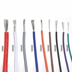 600V Flexible Soft PVC Cable 24 22 20 18 16 14 AWG Electronic Hookup Wire UL1015