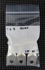 T & B 54160 600V/35KV AWG 2/0 BLACK 45 1-HOLE BARREL LUG – LOT OF 4 / NEW NO BOX