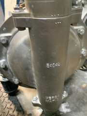 Versamatic E4SA4R449, 1-1/2″ Stainless Steel Diaphragm Pump, Rebuilt