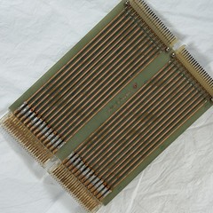 Vintage FUBA PH-41: 6 A 51 Connector Board, Industrial Gold Plated Bus Bar 1011