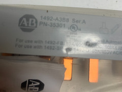 New in Bag Allen Bradley 1492-A3B8 Three Phase Bus Bar 80A, 3 pole 57 pins