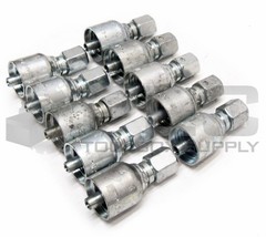 LOT OF 10 NEW PARKER 1C343-6-4 HYDRAULIC FITTING 1/4″ HOSE X L 6MM FEMALE