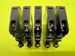 Federal Pacific 15 Amp Single Pole Lot of 5 Circuit Breakers Free Shipping