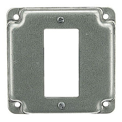 Steel City RS-16-CC, 4″ x 1/2″, 1 Ground Fault Receptacle, Square Box Cover, 1pc