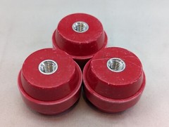 3 New MBI Mar-Bal Electrical High Voltage Standoff Insulator 1-3/8″ x 1-3/4″ T10