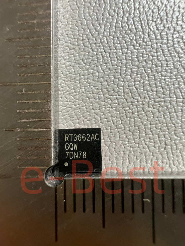 3pcs RT3662ACGQ RT3662ACG RT36G2AC GOW RT3662AC GQW RT3662ACGQW QFN40 IC Chip