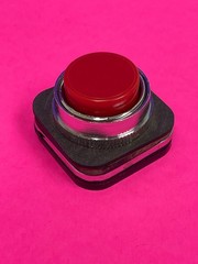 30mm Projecting Push Button, Red