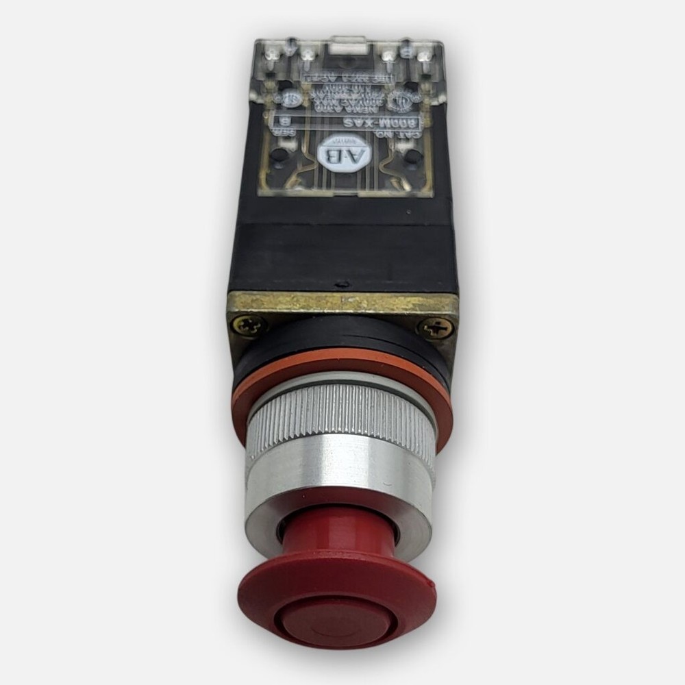 NEW ALLEN BRADLEY 800MR-FX /A RED PUSH/PULL BUTTON