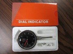 3pcs 0-1″ travel, 0.001″ graduation Dial Indicator black face #301B-451- NEW
