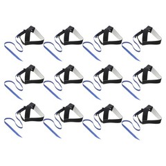 12pcs ESD Anti Static Foot Heel Straps Wrist for Grounding Removing Static Black