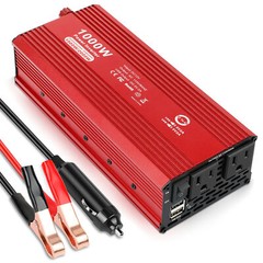 1000W Car Power Inverter Sine Wave Inverter DC 12V to AC 110V Boat Caravan