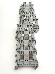 Lot of 10 Phoenix 3044131 Feed Through Terminal Blocks 600 Volt 50 Amp 24-8 AWG