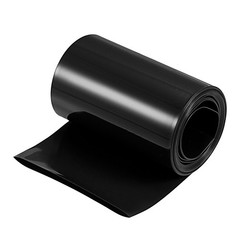 Battery Wrap 75mm Flat 10ft PVC Heat Shrink Tube Wraps Black