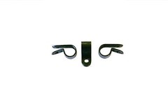 100 PACK PCS 3/8″ Inch IN R-Type CABLE CLAMP NYLON BLACK HOSE WIRE ELECTRICAL UV