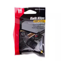 Gardner Bender 3/8 in. Plastic UVB Kwik Clip, Black (6-Pack) Case of 6