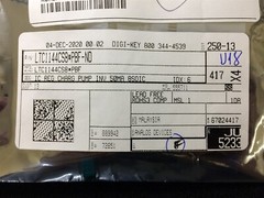 LTC1144CS8#PBF LTC LTC1144CS8 IC REG CHARGE PUMP INV 50MA 8SOIC SMD ROHS 2 PCS