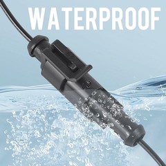 10Pcs 1 Pin Waterproof Electrical Connector Plug, Quick Disconnect Size: 1 pin