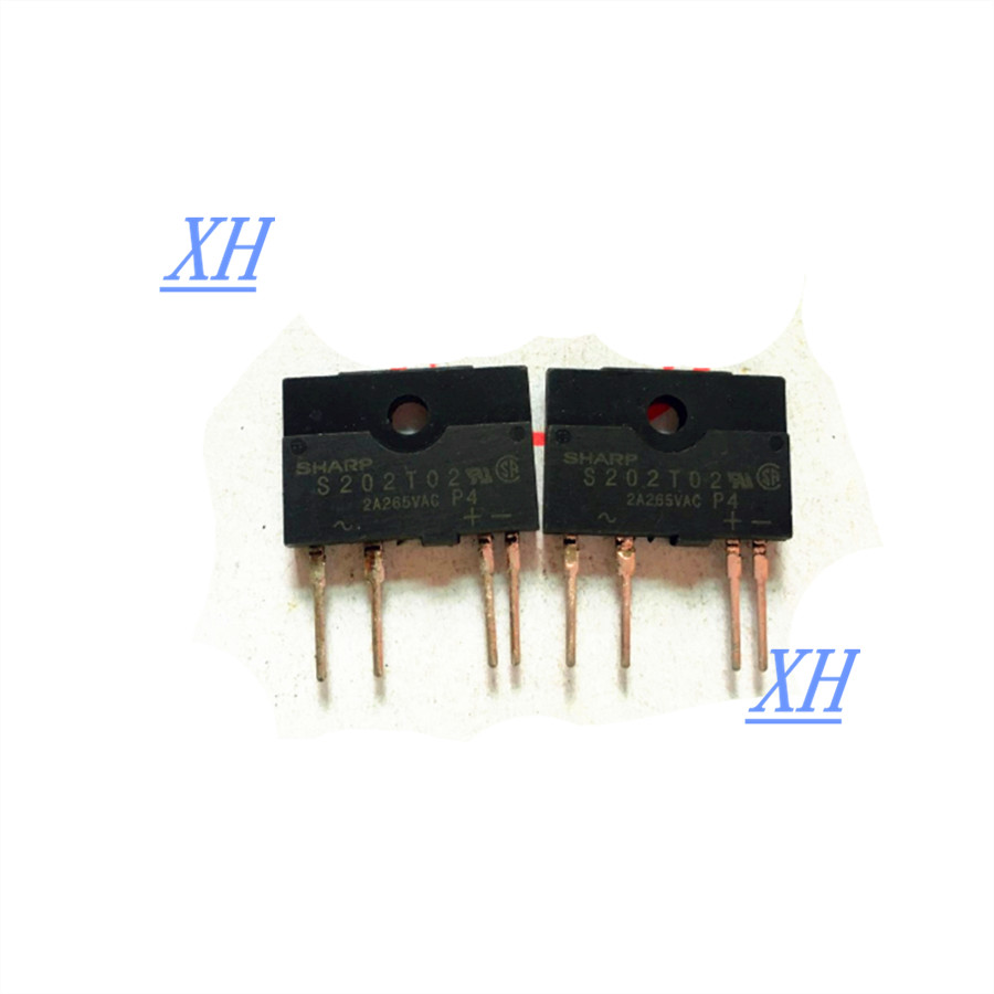 5PCS S202T02 SHARP Low Height Type Solid State Relays AC200V