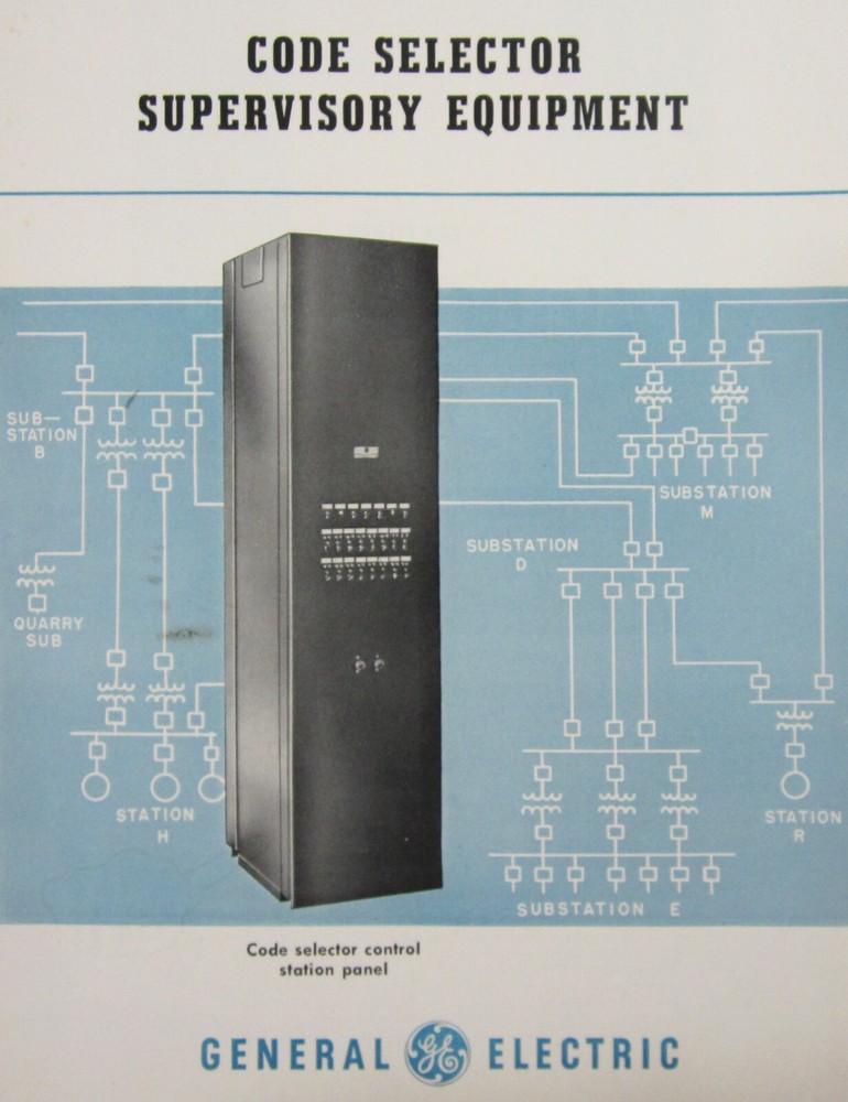 General Electric Switchboard Code Selector Supervisory Phone Equipment 1950s