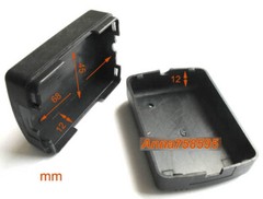 US Stock 6pcs DIY B74x50x31mm New Black Plastic Project Box Electronic Case