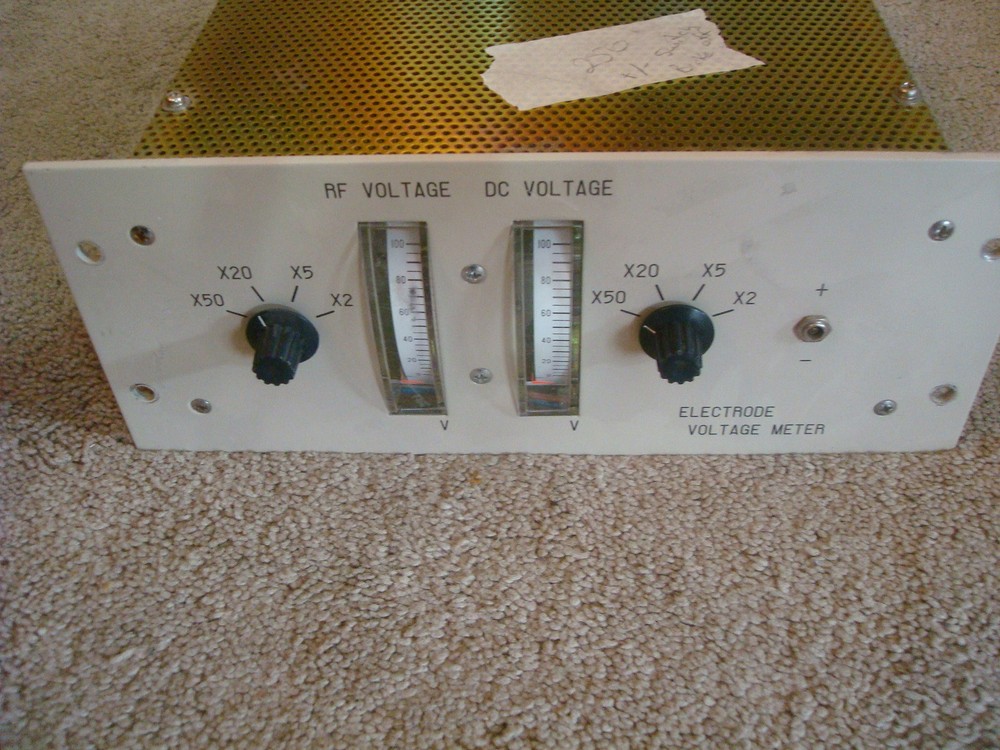 Anelva Electrode Voltage Meter RF/DC (broke off switch) PN#- A12-24285