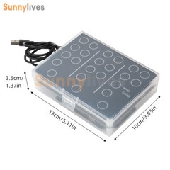 DC5V DIY Clock Kits Electronic Soldering Practice Kit For Learning USB Interface