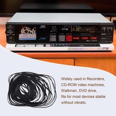 40-135mm 2mm Recorder Rubber Belts Flat Mixed Cassette Tape Repair for Video