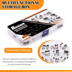 141Pcs 14 Values CD54 SMD Power Inductors Assortment Kit with Storage Box 2.2…
