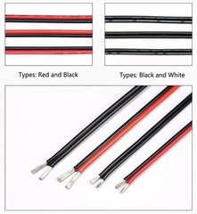 UL2468 2-Way PVC Heavy Duty Flat Wire Cable , 16/18/20/22/24/26/28/30 AWG