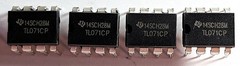 4 PCS. TL071CP TL071 Low Noise JFET Op-Amp DIP-8 New IC