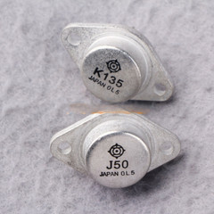 1pair Transistor TO-3 2SJ50+2SK135 J50+K135