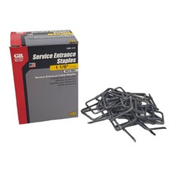 200ct Service Entrance Cable Staples 1-1/8 for #6/3 SEU Gardner Bender GSE-410
