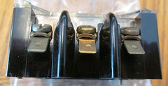 NEW LOT OF 3 Furnas 46ZBE12 Contact Block 600 Volts 3 Poles 1 NO 2 NC E12 10A