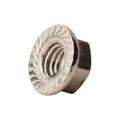 Fastenal 0129153, 1/2″-13 TPI, Stainless Steel, Serrated, Flange Nut, 1 pc