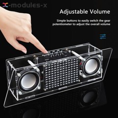 DIY Bluetooth Speaker Kit LED Music Spectrum Electronic Soldering Electronic Kit